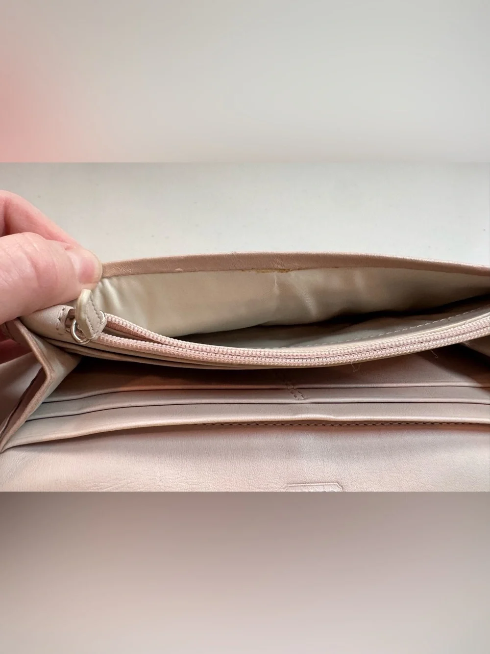 Coach Blush Pink Leather Wallet